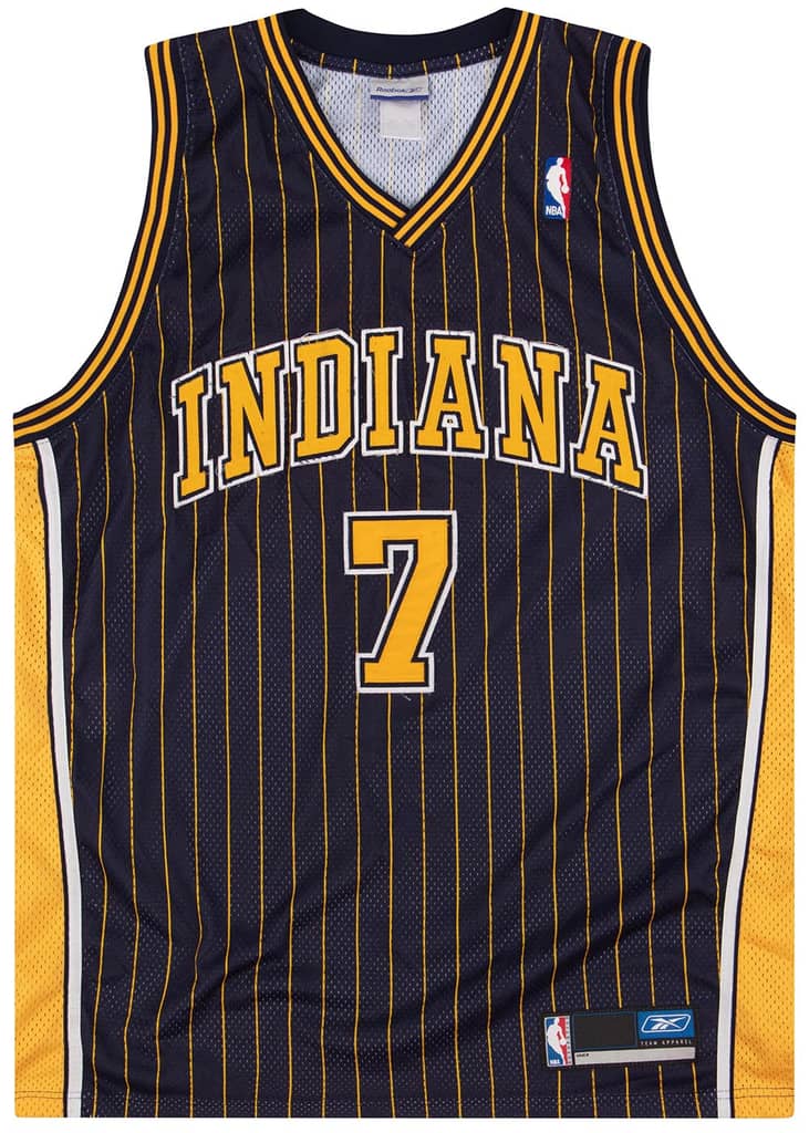2001-05 Authentic Indiana Pacers O'Neal #7 Reebok Jersey (Away) 4XL