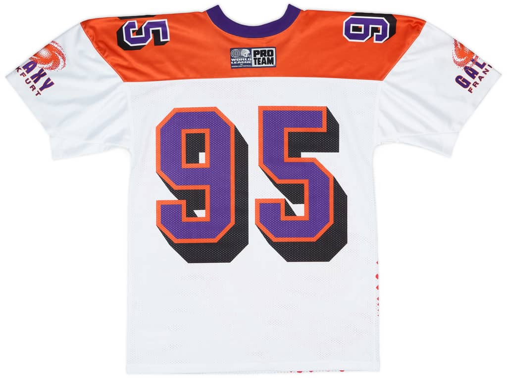 1995 Frankfurt Galaxy #95 Reebok Away Jersey - 9/10 - (S)