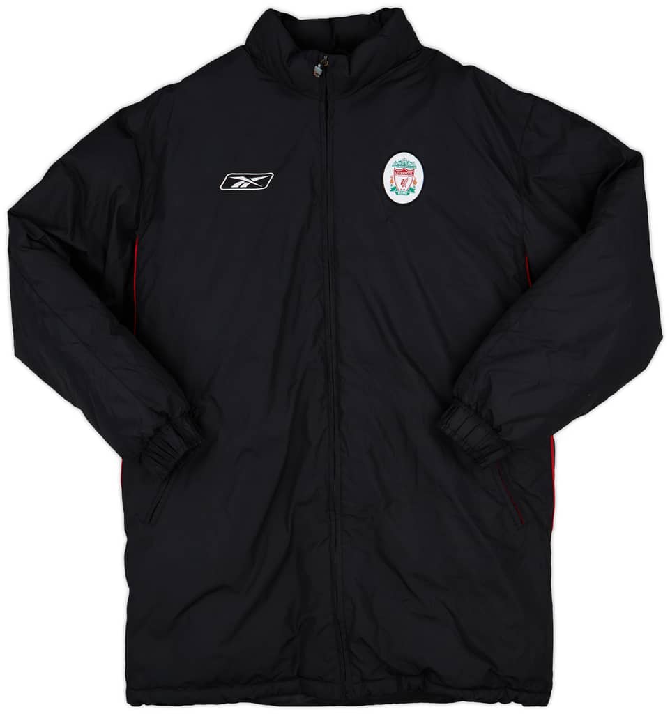 2002-04 Liverpool Reebok Padded Bench Coat - 8/10 - (L)