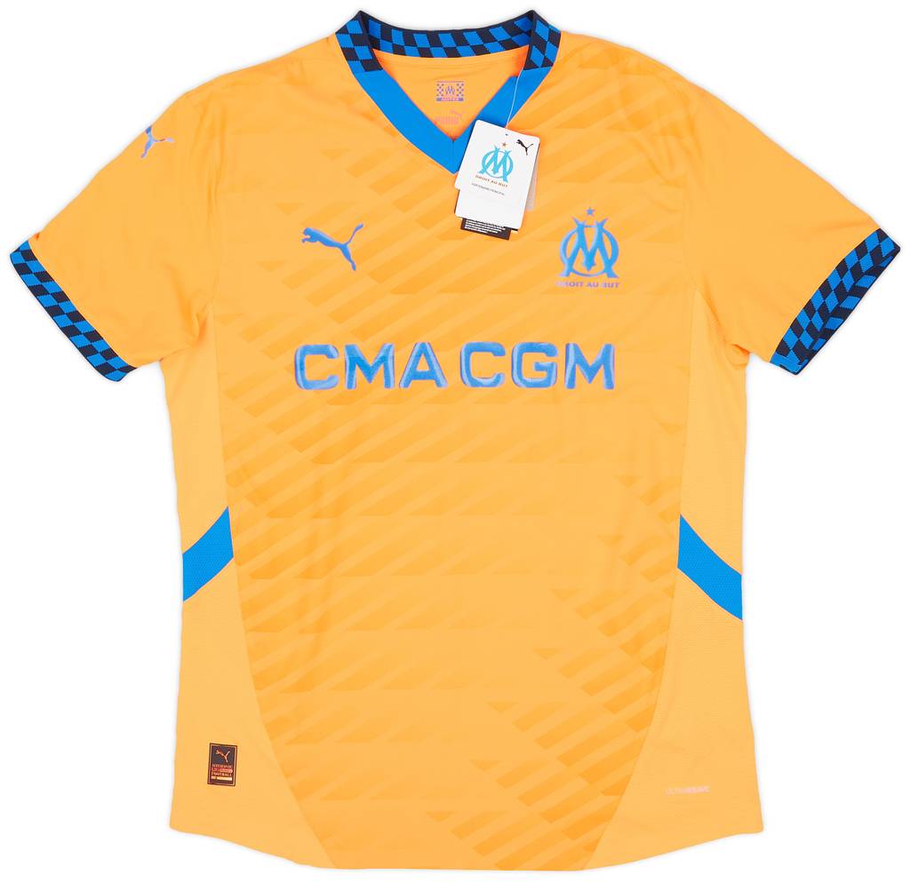 2024-25 Olympique Marseille Authentic Third Shirt Hojbjerg #23