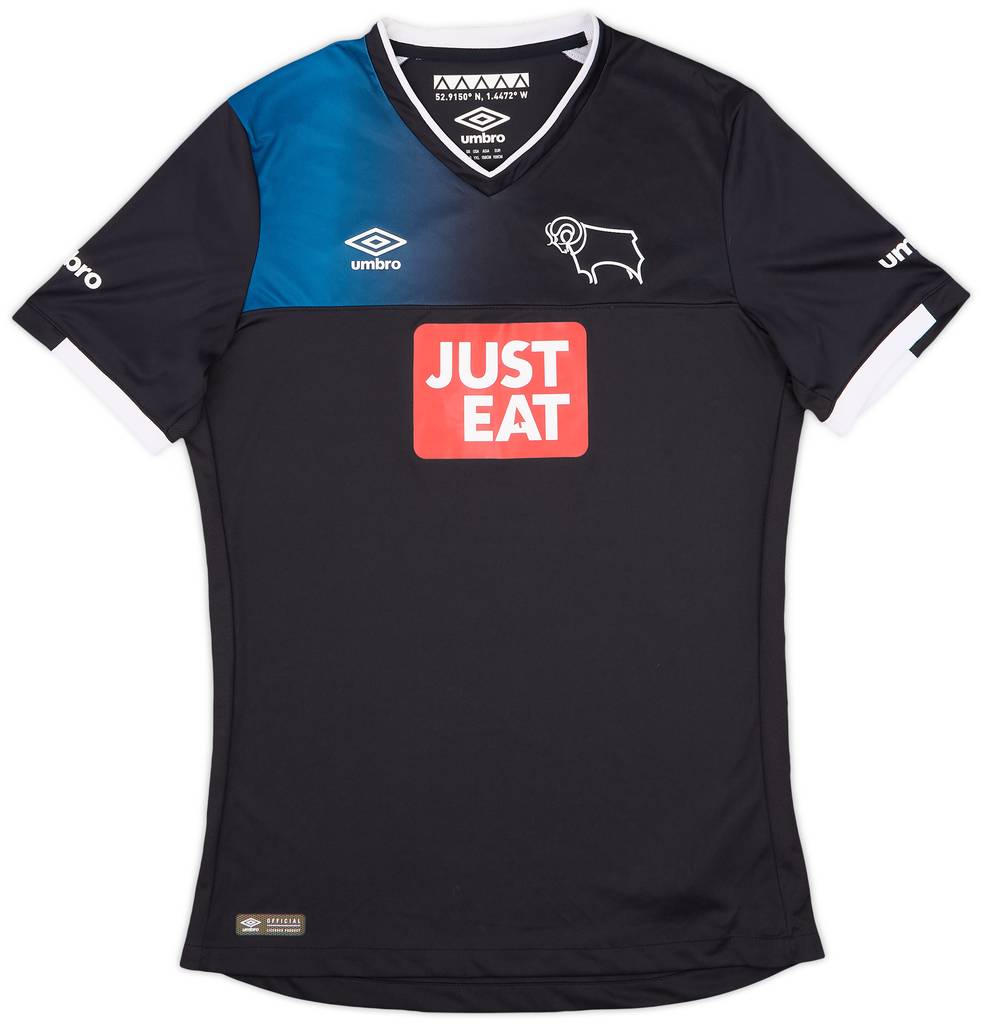 2016-17 Derby County Away Shirt - 8/10 - (XL.Boys)
