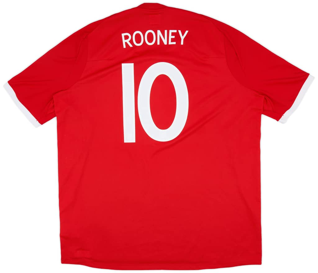2010-11 England Away Shirt Rooney #10 - 7/10 - (3XL)