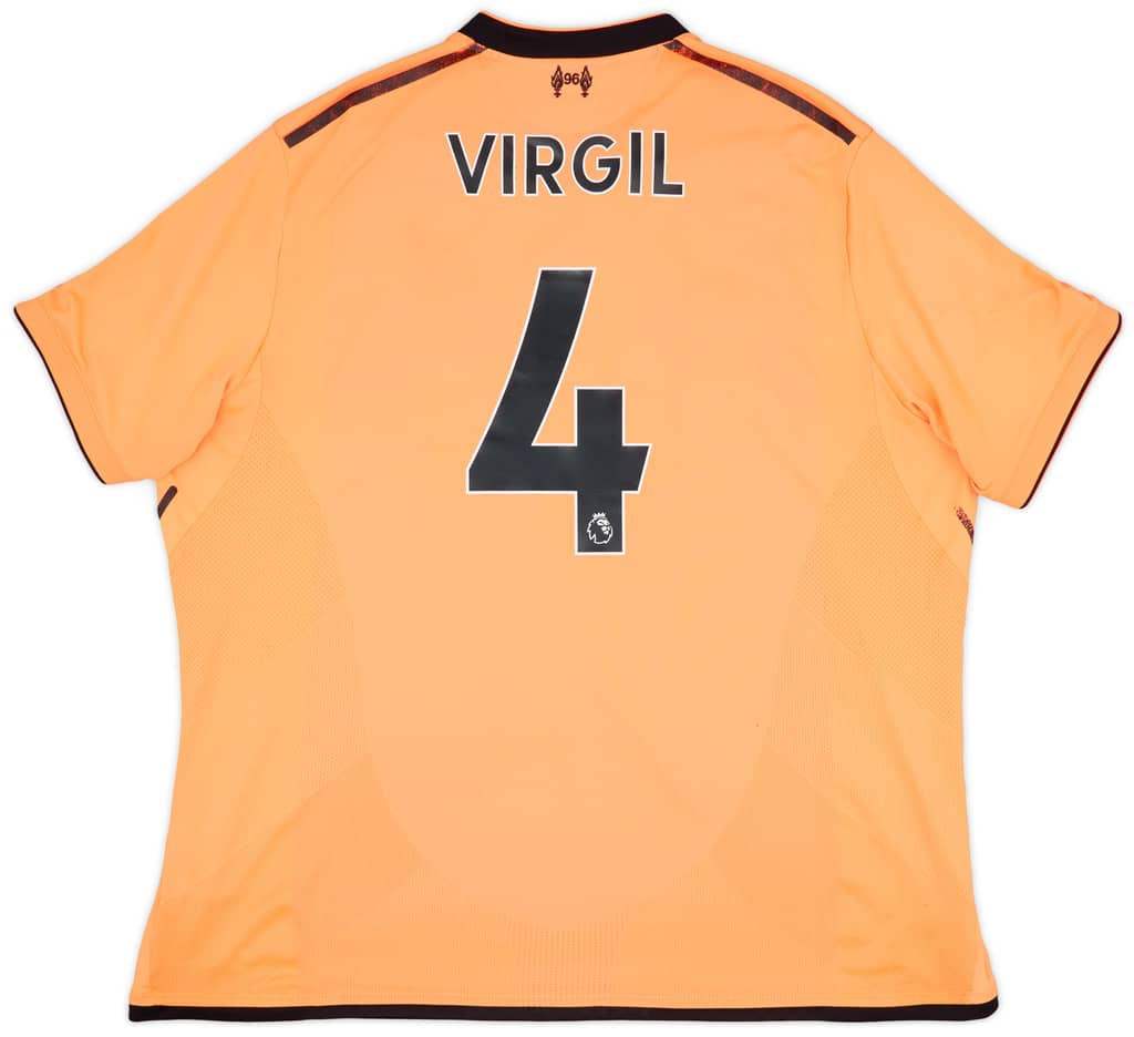 2017-18 Liverpool 125 Years Third Shirt Virgil #4 - 6/10 - (XXL)