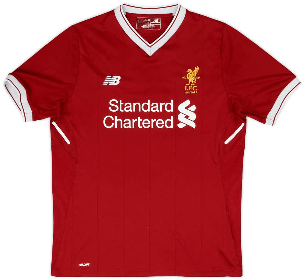 2017-18 Liverpool 125 Years Home Shirt - 7/10 - (XL.Boys)