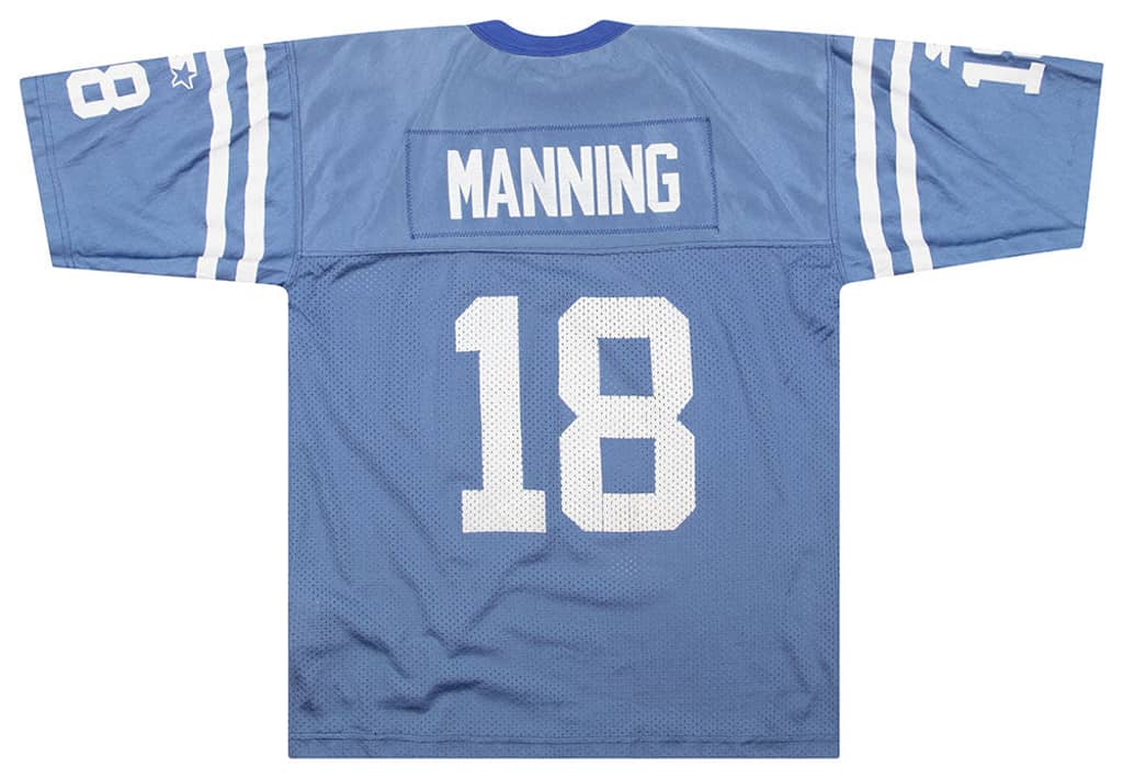 1998 Indianapolis Colts Manning #18 Starter Jersey (Home) Y