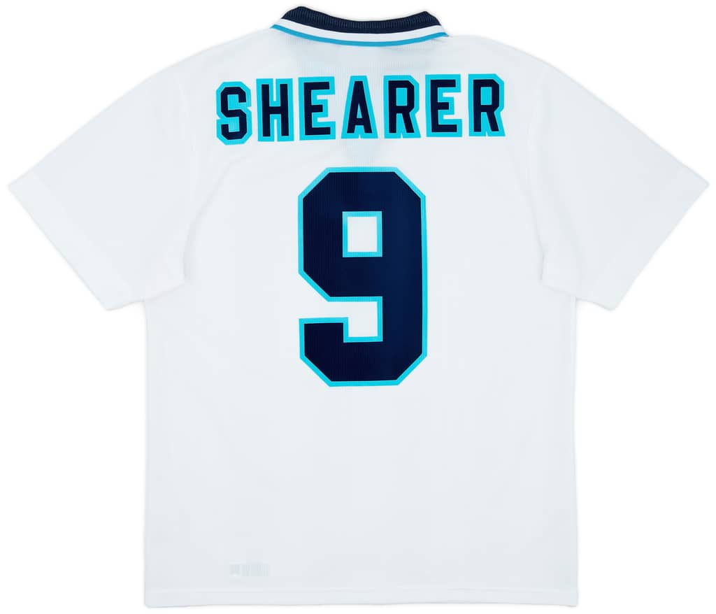 1995-97 England Home Shirt Shearer #9 - 9/10 - (M)