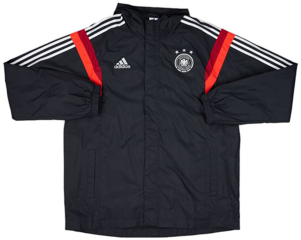 2013-14 Germany adidas Hooded Rain Jacket - 8/10 - (XL)