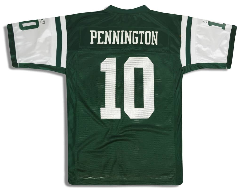 2007 New York Jets Pennington #10 Reebok On Field Jersey (Home) XXL