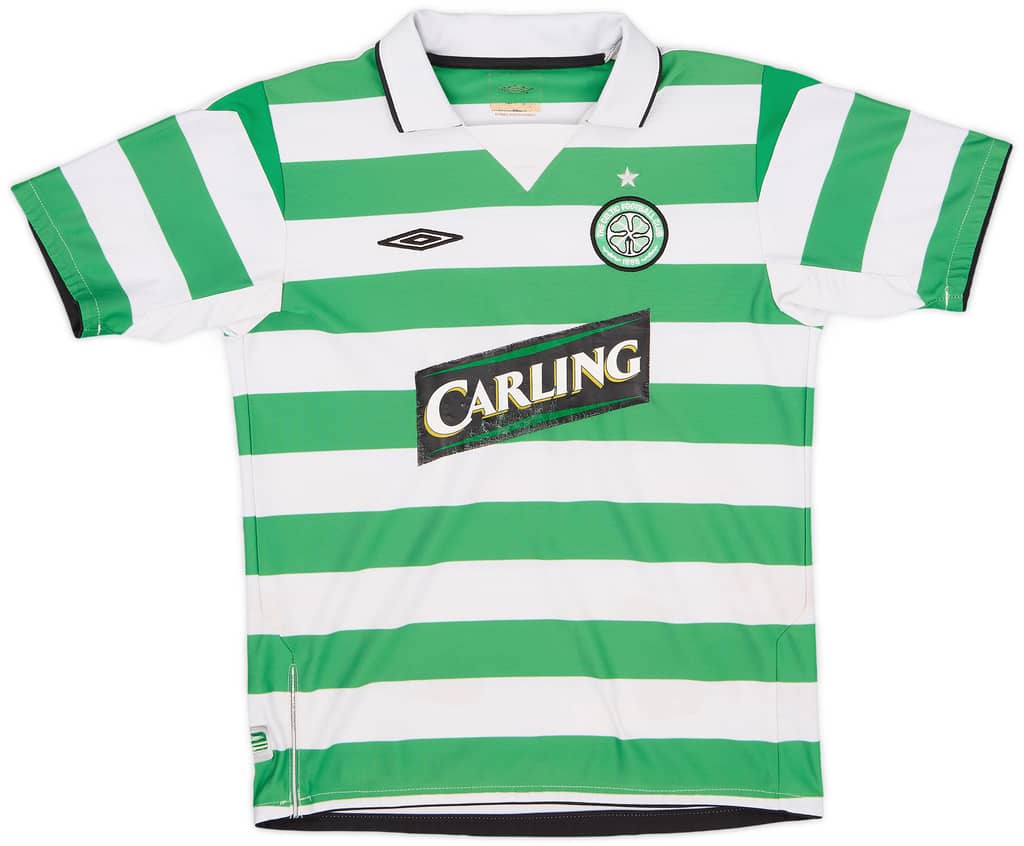 2004-05 Celtic Home Shirt - 5/10 - (M.Boys)