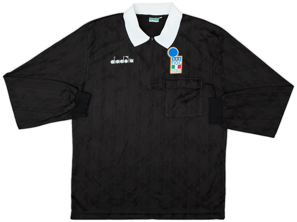 1994 Italy Diadora Referee L/S Shirt - 9/10 - (L)