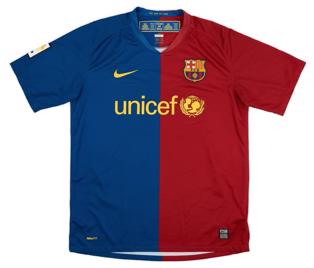 2008-09 Barcelona Home Shirt Messi #10 - 8/10 - (S)