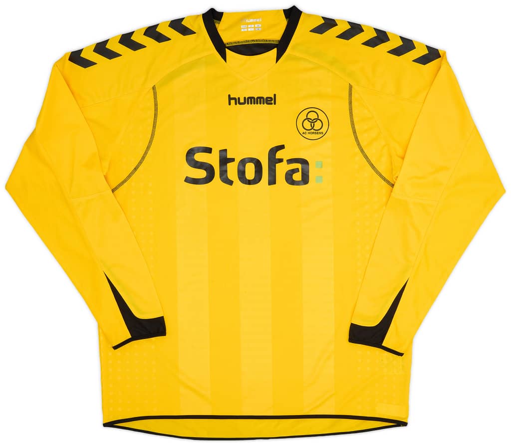 2011-12 AC Horsens Home L/S Shirt - 8/10 - (XL)