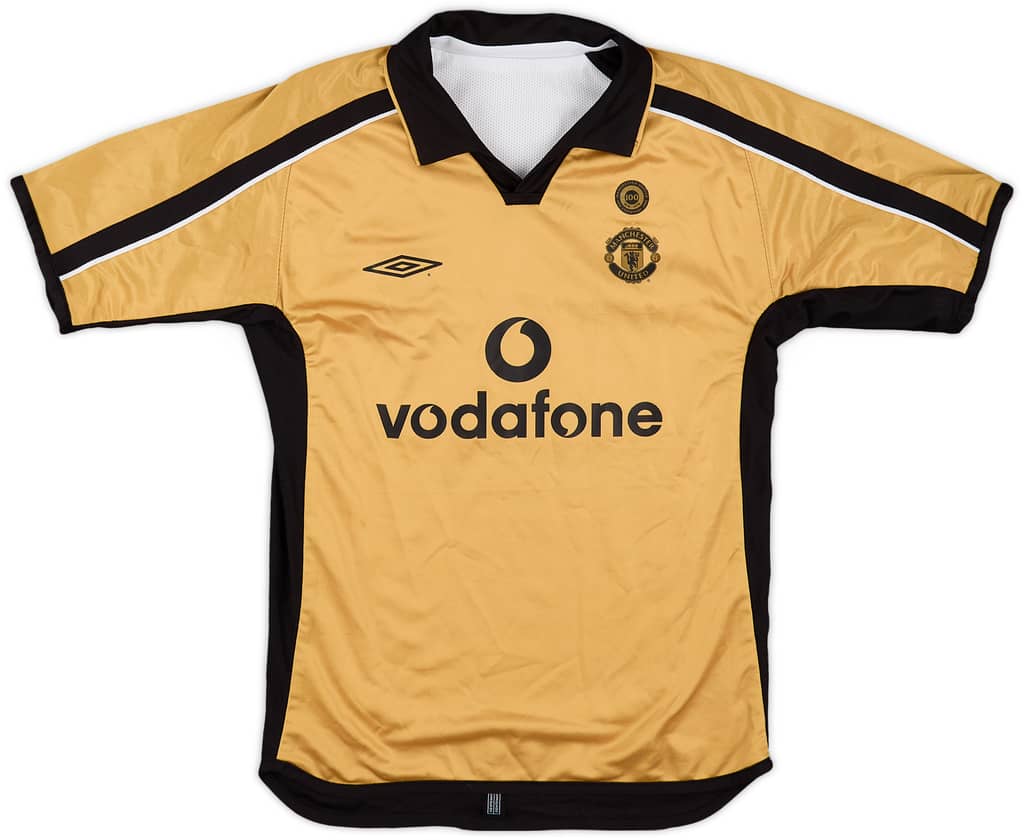 2001-02 Manchester United Centenary Away/Third Shirt - 7/10 - (S.Boys)