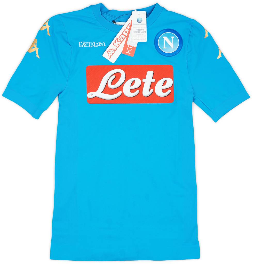 2016-17 Napoli Authentic Home European Shirt Koulibaly #26 (M)