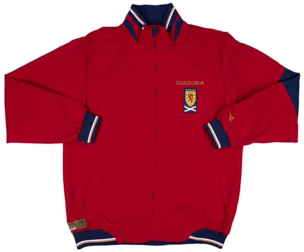 2007-08 Scotland Diadora Track Jacket - 9/10 - (XL)