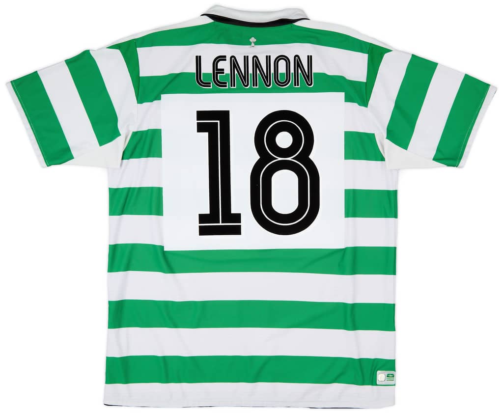 2004-05 Celtic Home Shirt Lennon #18 - 6/10 - (XL)