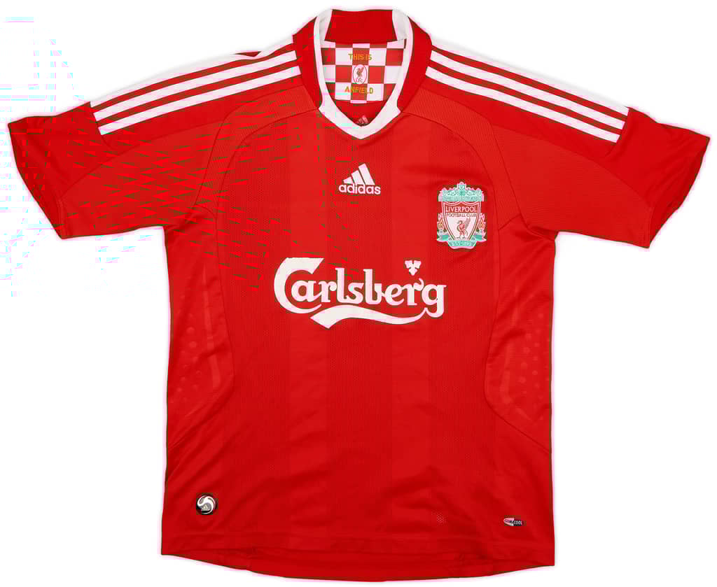 2008-10 Liverpool Home Shirt - 6/10 - (L.Boys)