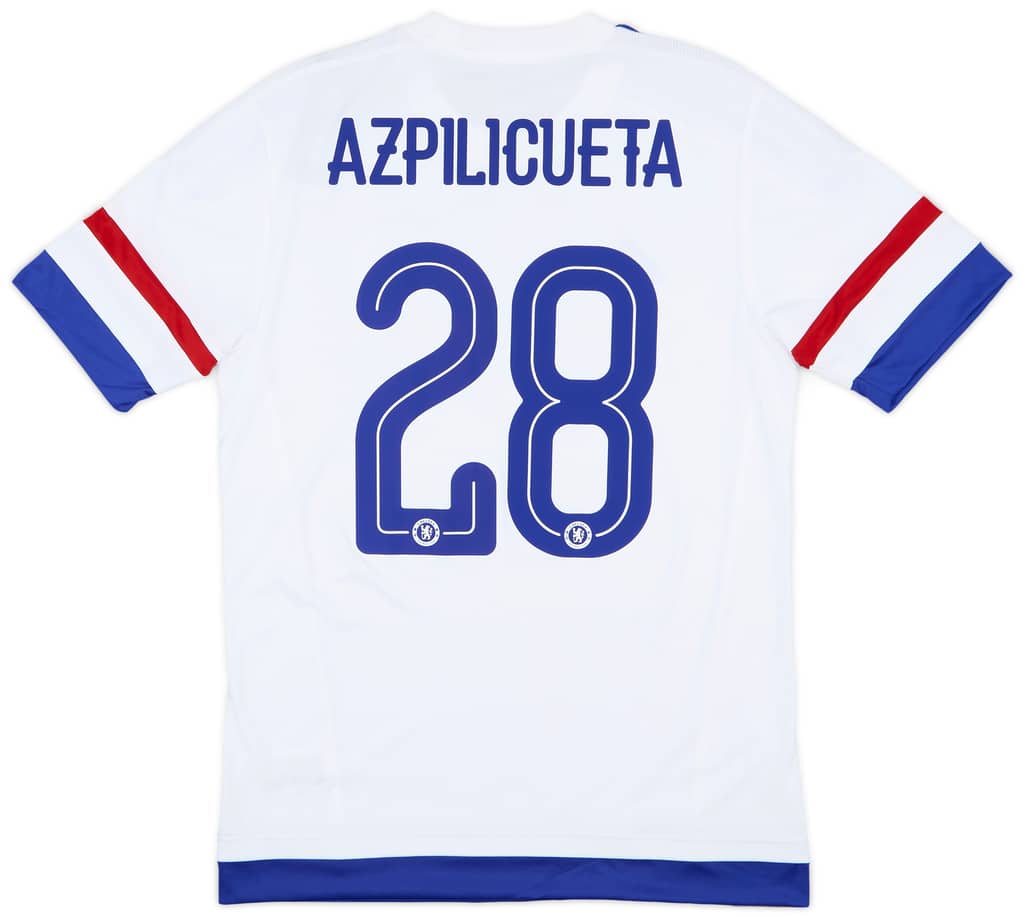 2015-16 Chelsea Away Shirt Azpilicueta #28 (S)