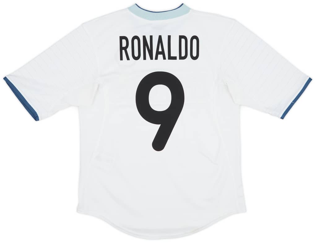2000-01 Inter Milan Away Shirt Ronaldo #9 - 9/10 - (S)
