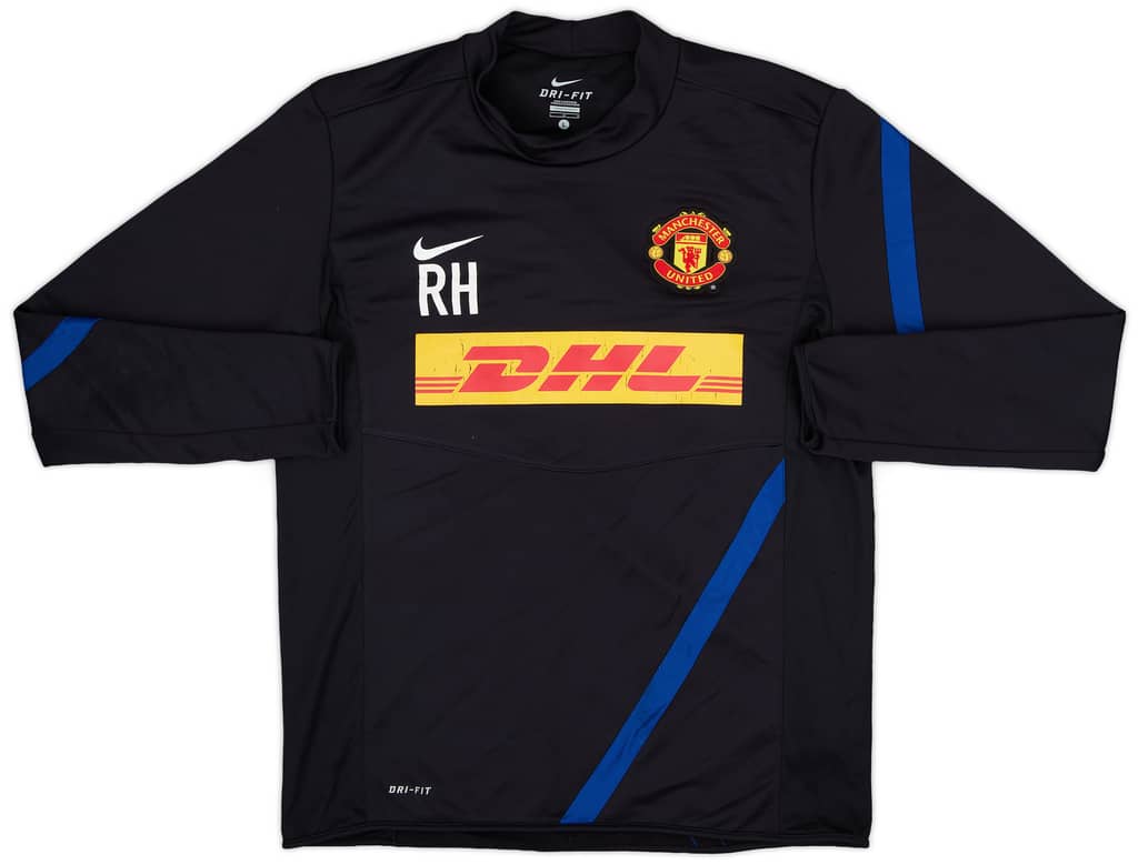 2011-12 Manchester United Staff Issue Nike Training Top RH - 6/10 - (L)