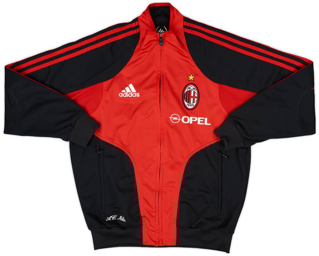 2005-06 AC Milan adidas Track Jacket - 8/10 - (XL.Boys)