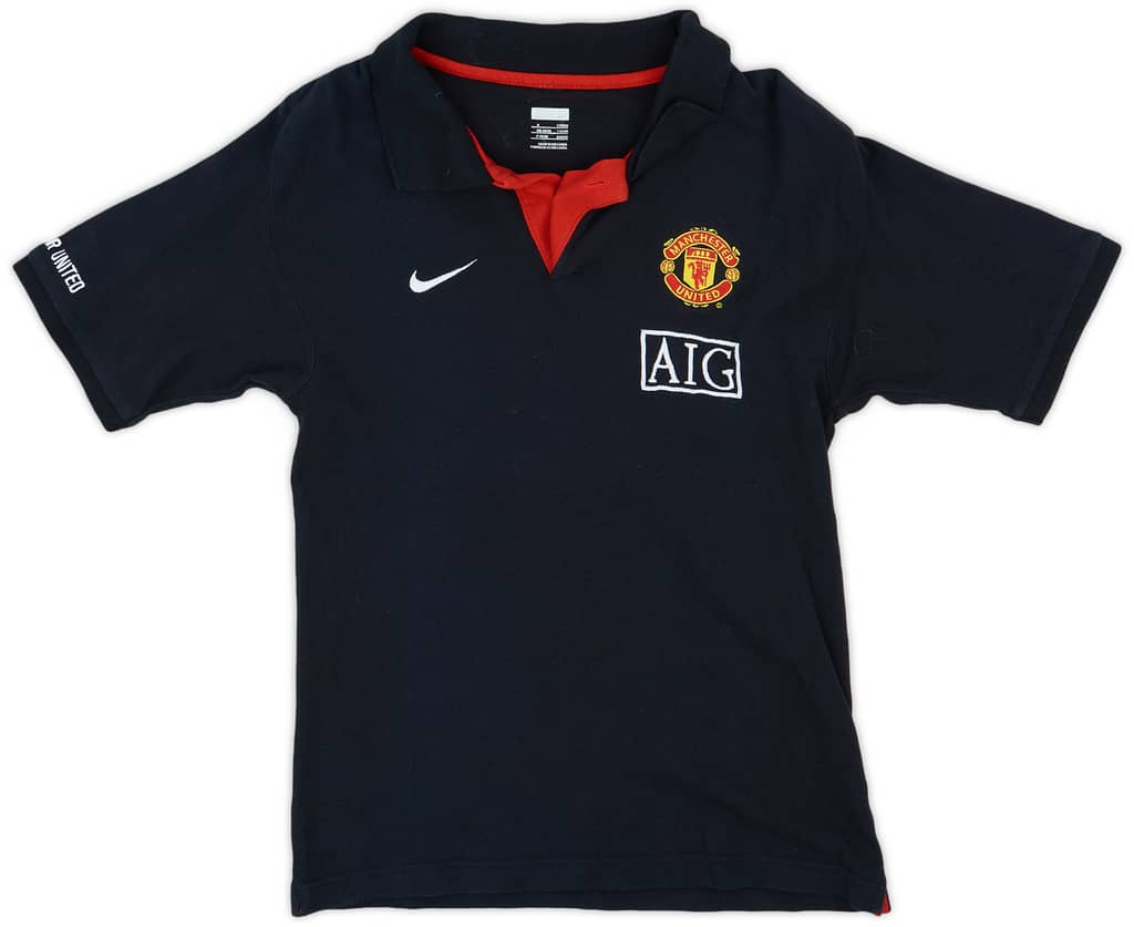 2008-09 Manchester United Nike Polo Shirt - 8/10 - (S)