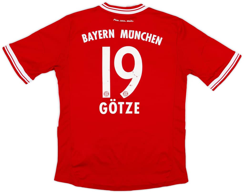 2013-14 Bayern Munich Home Shirt Gotze #19 - 6/10 - (M.Boys)