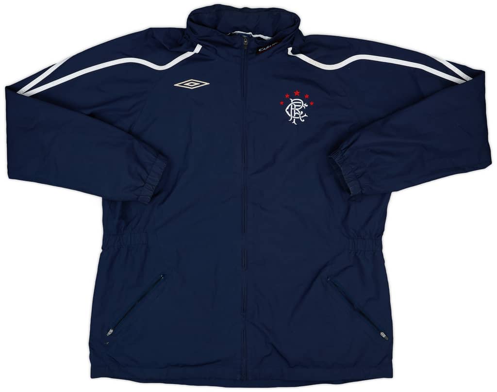 2008-09 Rangers Umbro Hooded Rain Jacket - 6/10 - (XXL)