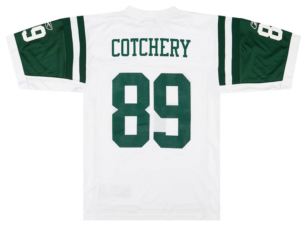 2008-10 New York Jets Cotchery #89 Reebok On Field Jersey (Away) S