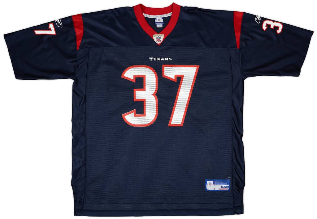 2003-04 Houston Texans D.Davis #37 Reebok On Field Home Jersey - 8/10 - (XXL)
