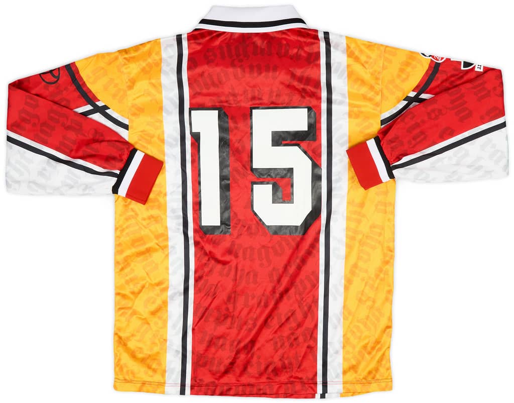 1998 Nagoya Grampus Match Issue Home L/S Shirt #15 (Suzuki)