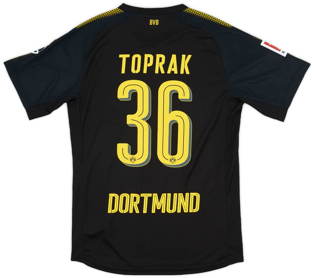 2017-18 Borussia Dortmund Authentic Away Shirt Toprak #36 - 9/10 - (L)