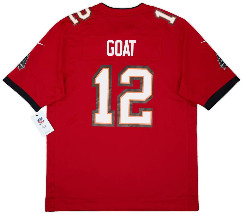 2020-22 Tampa Bay Buccaneers Goat #12 Nike Game Home Jersey (L)