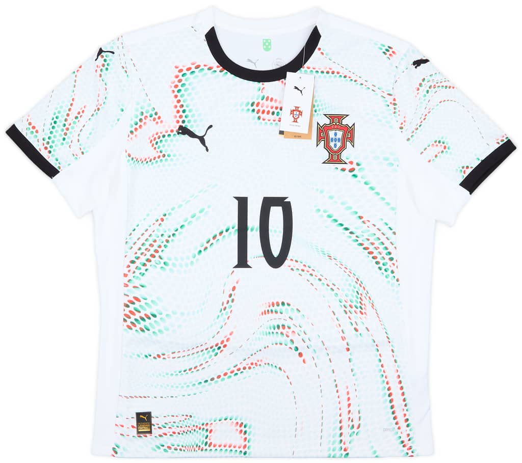 2025-26 Portugal Away Shirt Bernardo #10