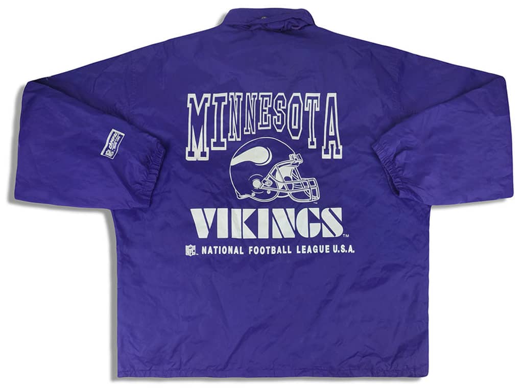 1990s Minnesota Vikings Campri Teamline Rain Coat L