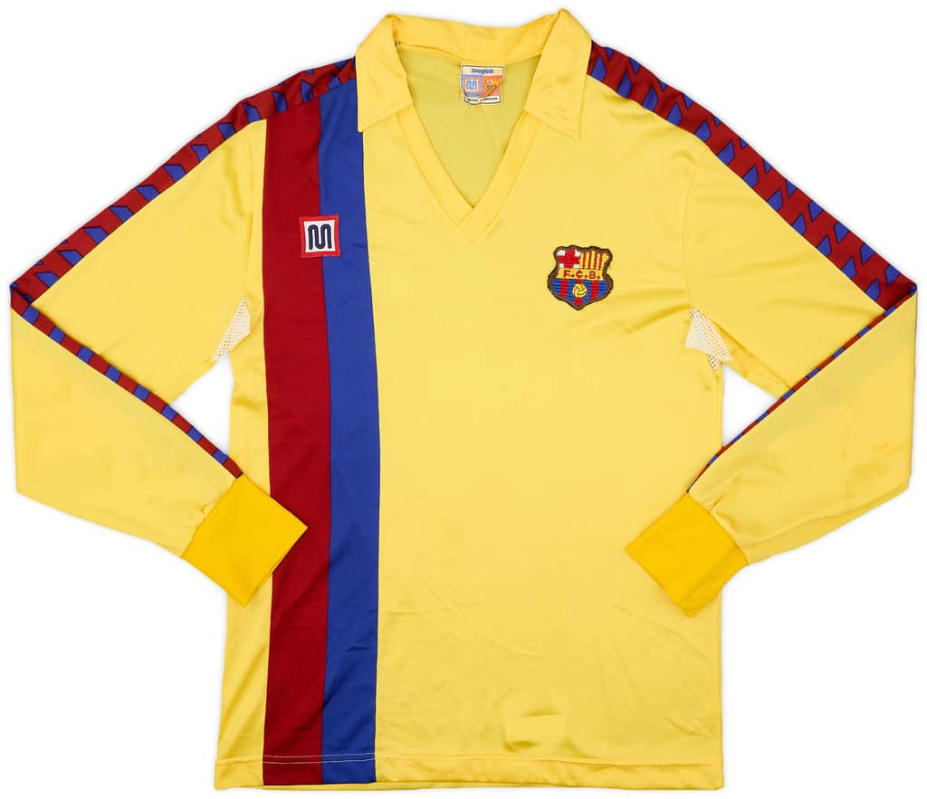 1984-89 Barcelona Away L/S Shirt - 8/10 - (S)