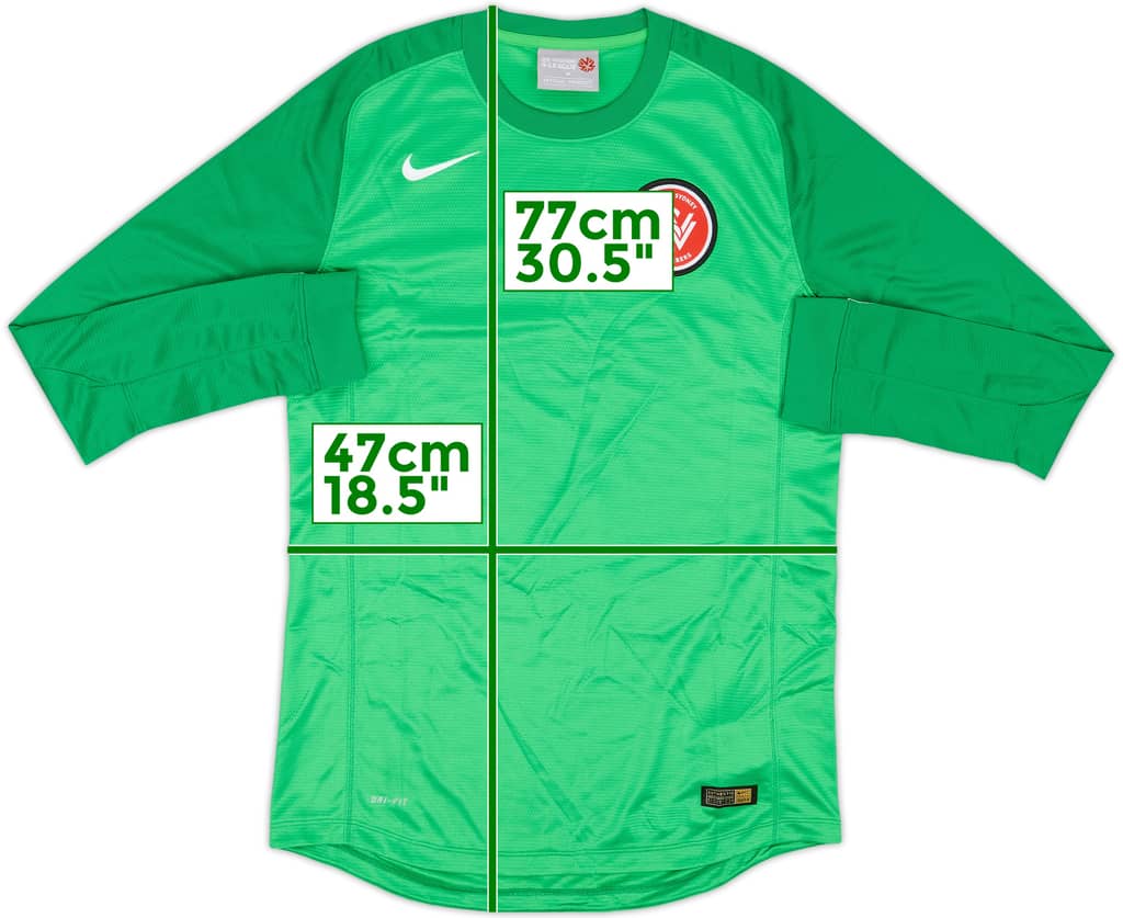 2014-15 Western Sydney Wanderers Authentic GK Shirt - 10/10 - (M)