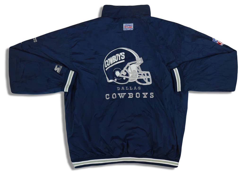 1990s Dallas Cowboys Starter Pullover Rain Jacket L