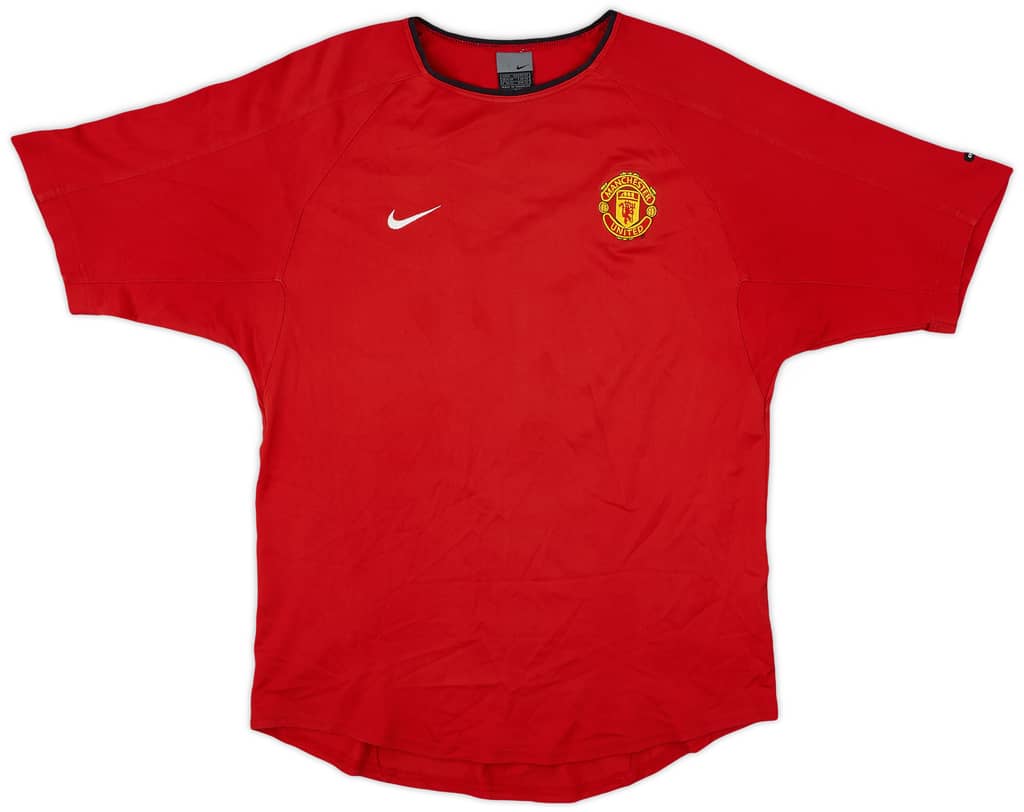 2002-03 Manchester United Nike Training Shirt - 9/10 - (M)