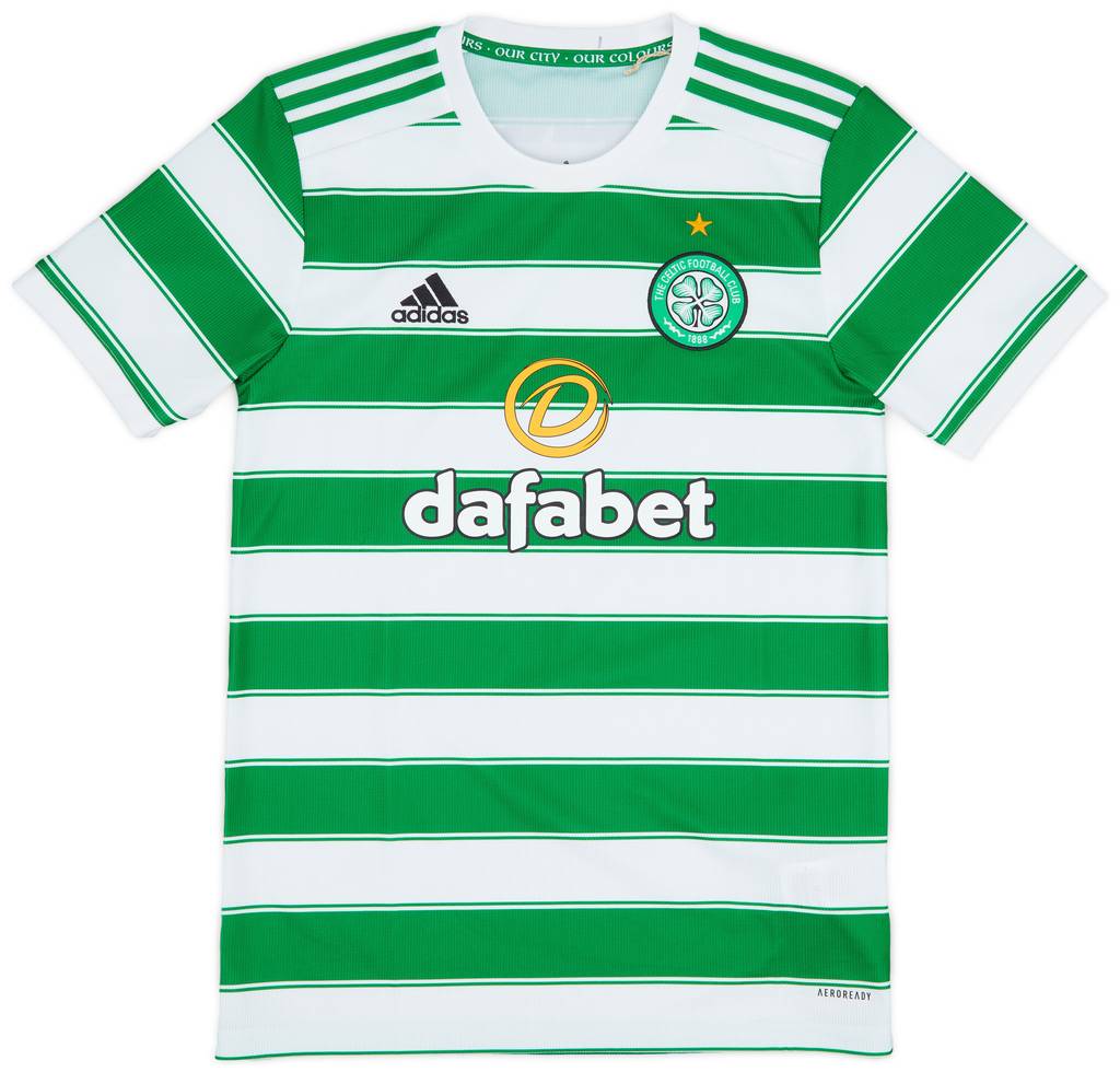 2021-22 Celtic Home Shirt - 9/10 - (S)