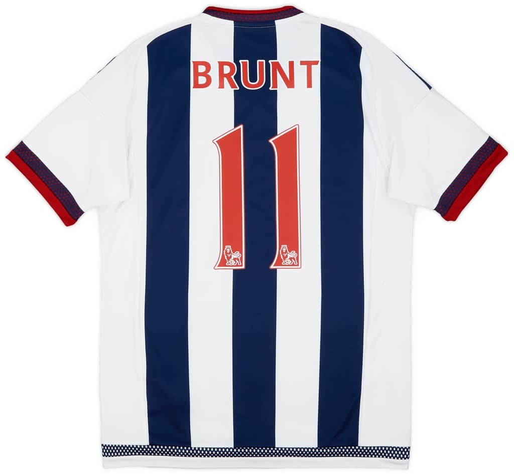 2015-16 West Brom Home Shirt Brunt #11 - 8/10 - (S)