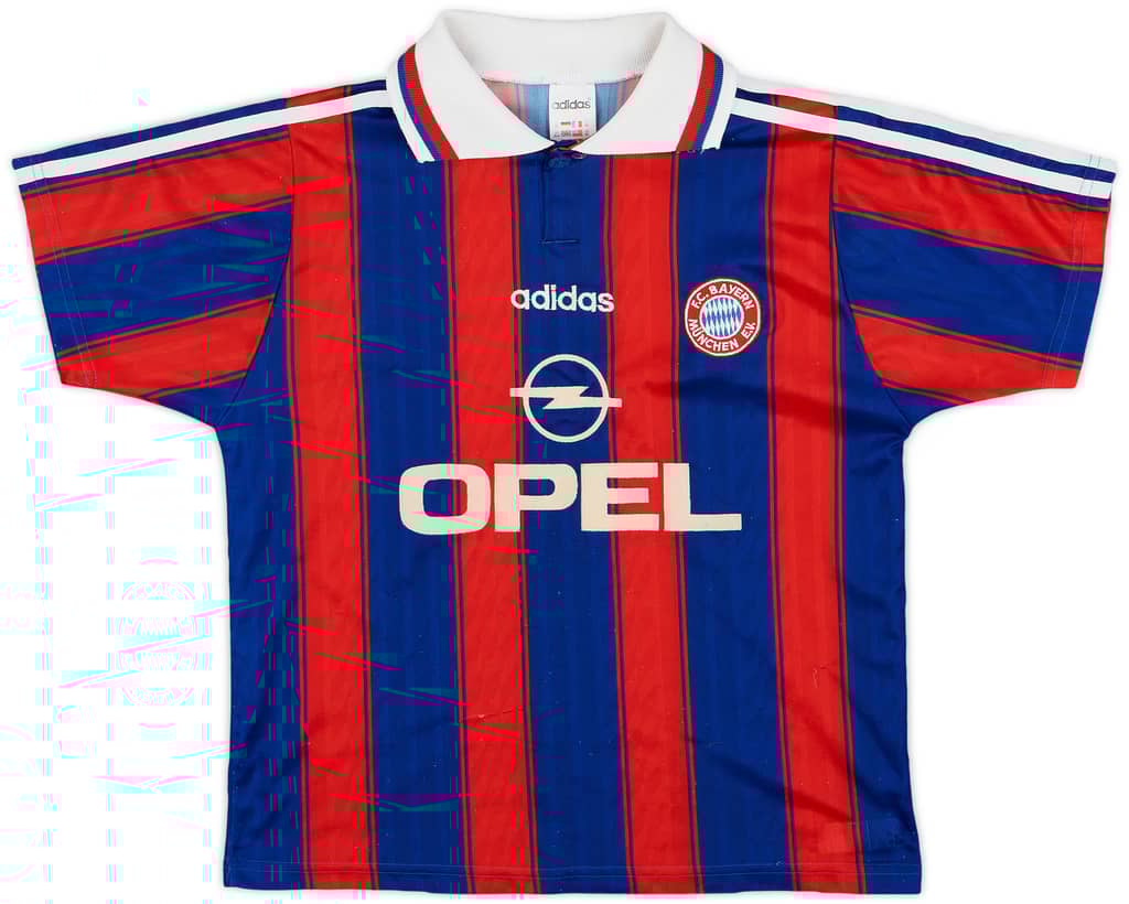 1995-97 Bayern Munich Home Shirt - 7/10 - (XL.Boys)