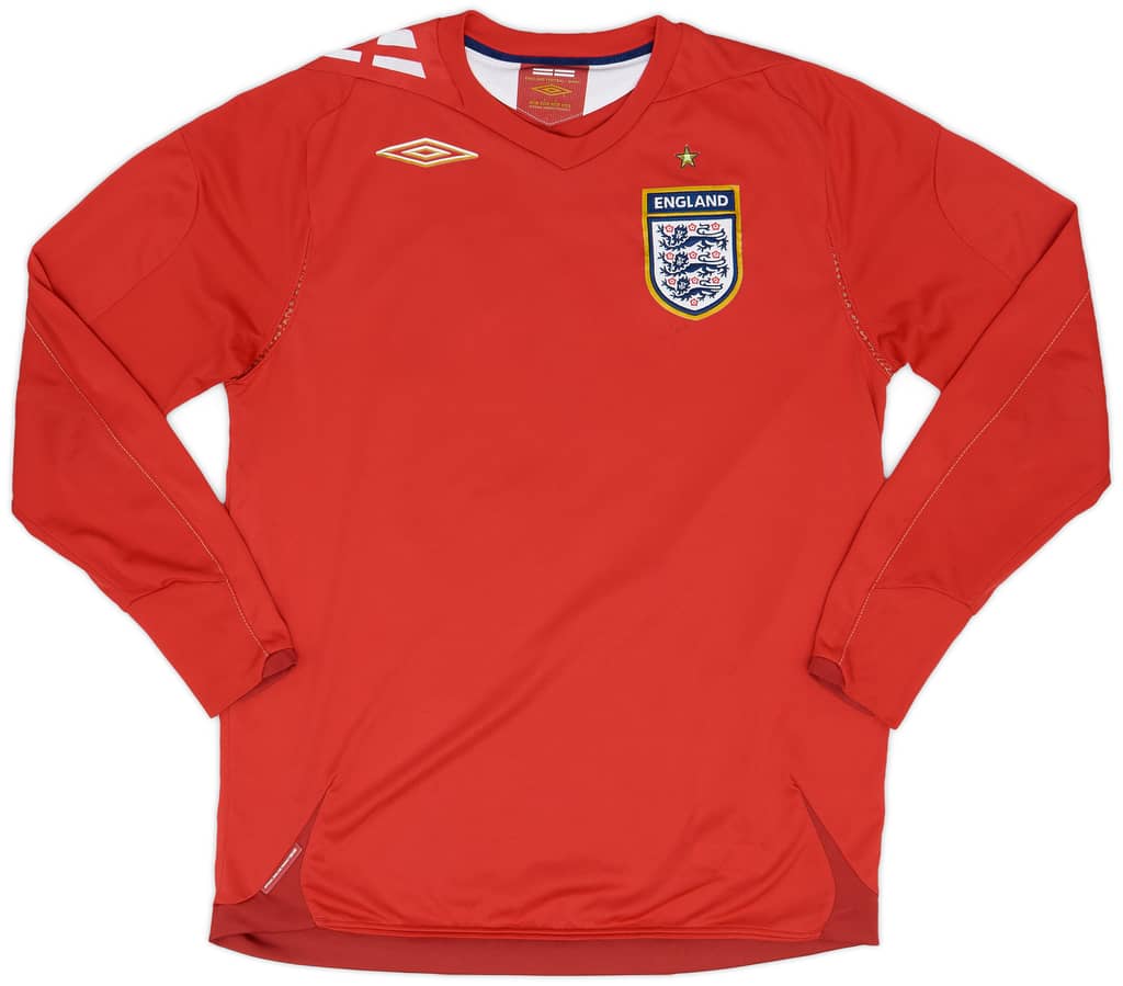 2006-08 England Away L/S Shirt Owen #10 - 7/10 - (M)