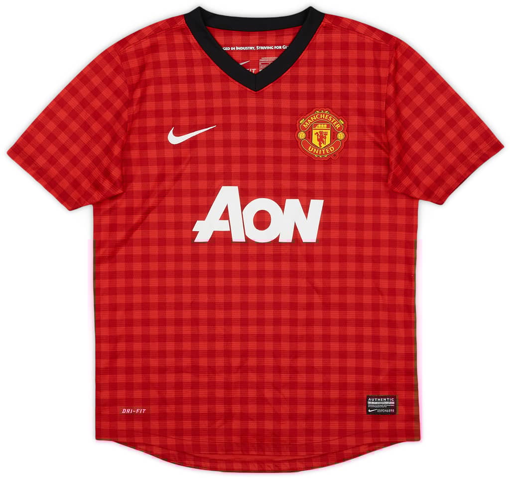 2012-13 Manchester United Home Shirt - 8/10 - (M.Boys)