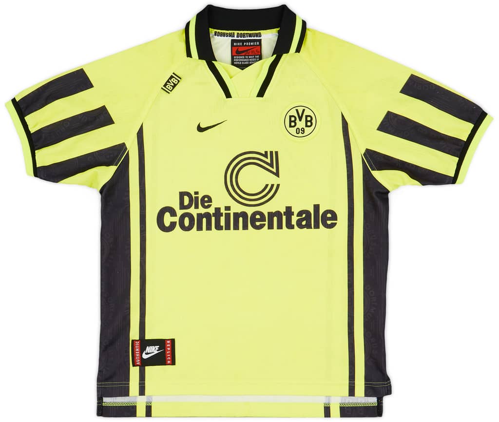 1996-97 Borussia Dortmund Home Shirt - 9/10 - (L.Boys)