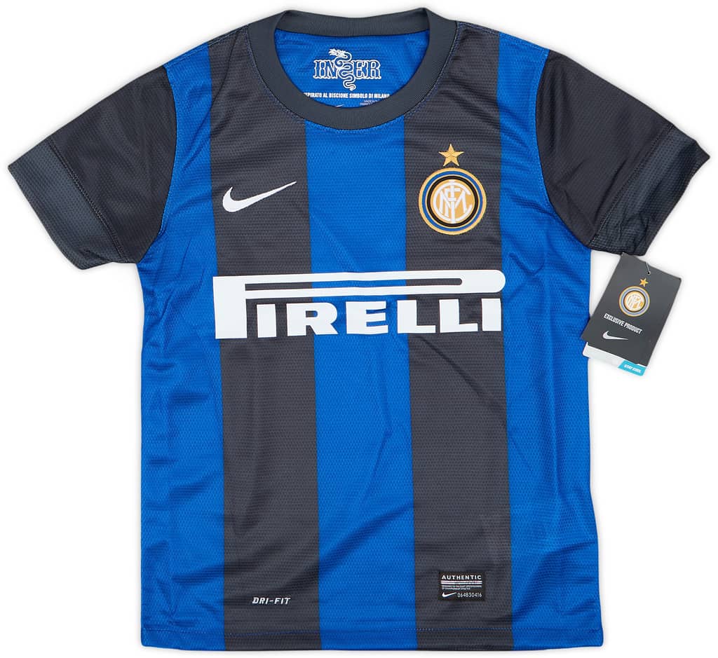 2012-13 Inter Milan Home Shirt (S.Boys)