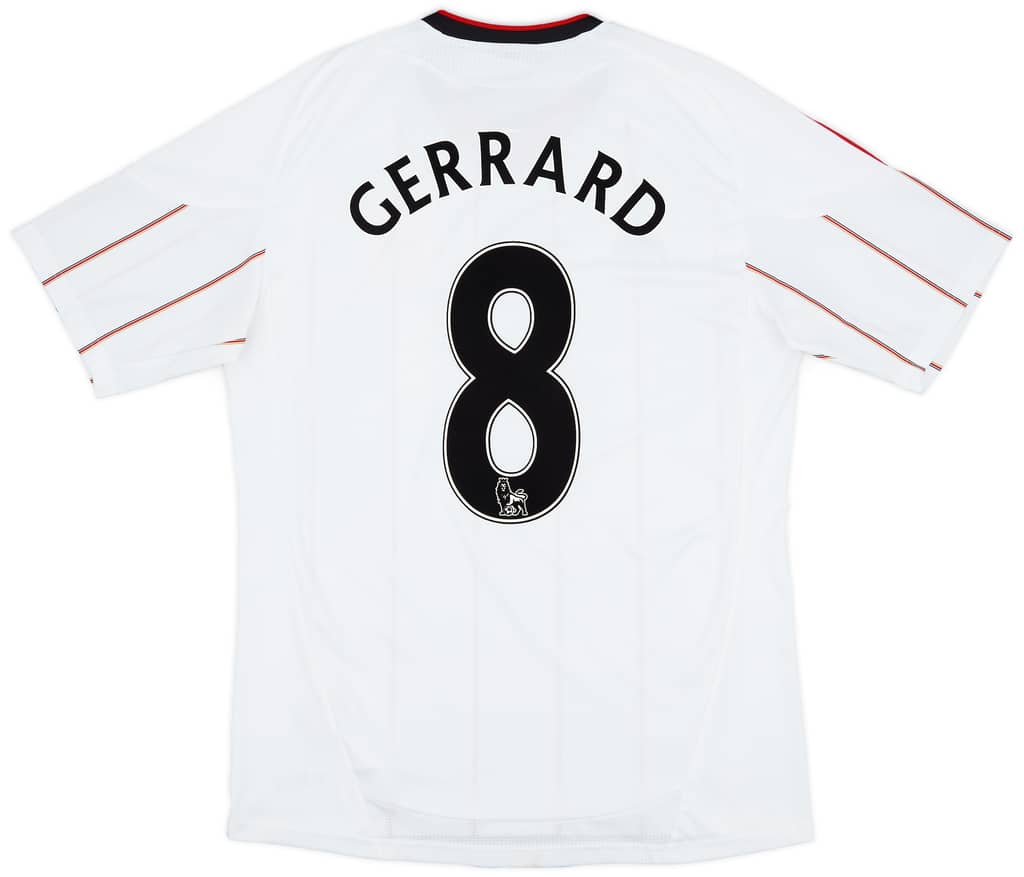 2010-11 Liverpool Away Shirt Gerrard #8 - 5/10 - (M)