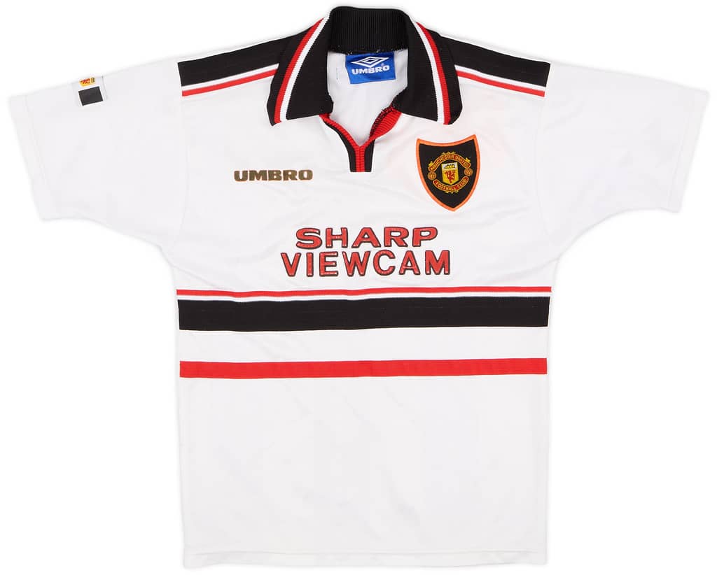 1997-99 Manchester United Away Shirt - 6/10 - (S.Boys)
