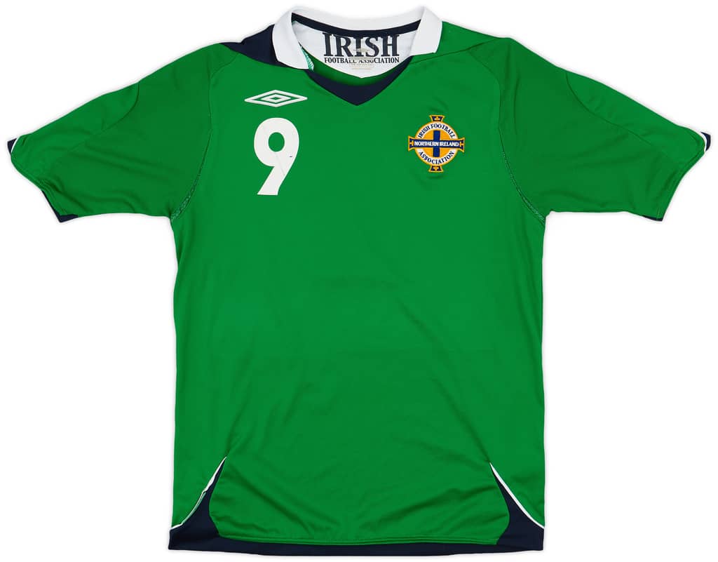 2006-08 Northern Ireland Home Shirt #9 - 5/10 - (S)