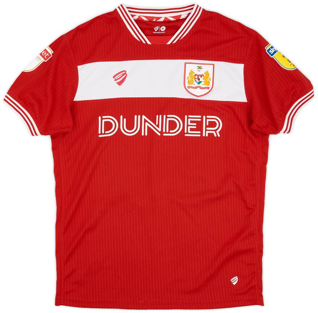 2018-19 Bristol City Match Issue Home Shirt Kalas #22